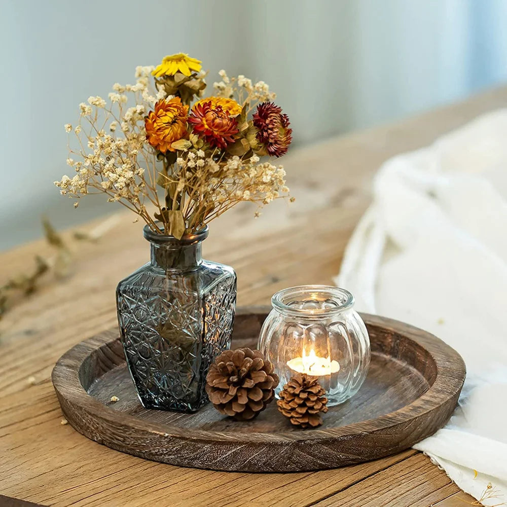 Wooden  Storage Tray for Countertop