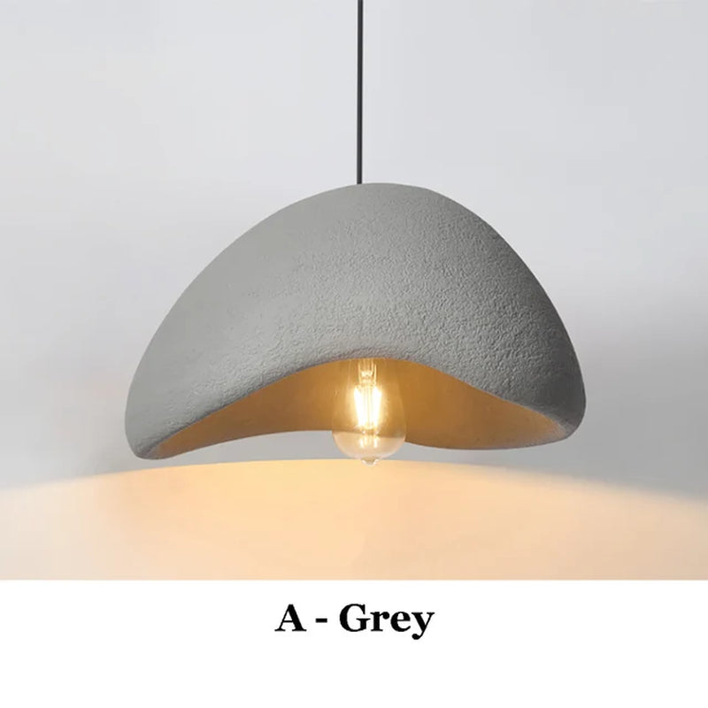 Nordic Wabi Sabi LED Pendant Lamps - Stylish Modern Chandelier for Dining Room, Living Room, and Bedroom