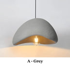 Nordic Wabi Sabi LED Pendant Lamps - Stylish Modern Chandelier for Dining Room, Living Room, and Bedroom