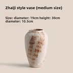 Vintage Wabi-Sabi Pottery Vase