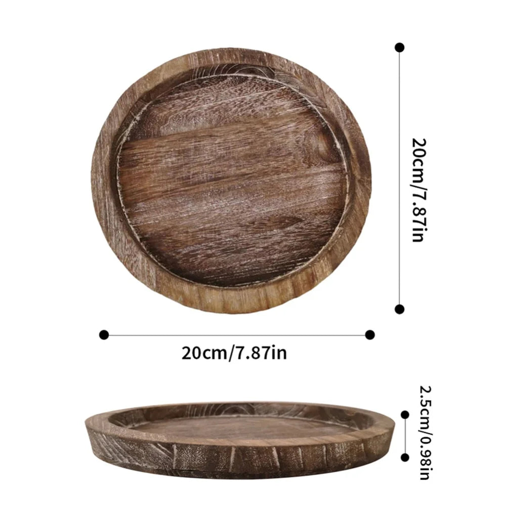 Wooden  Storage Tray for Countertop