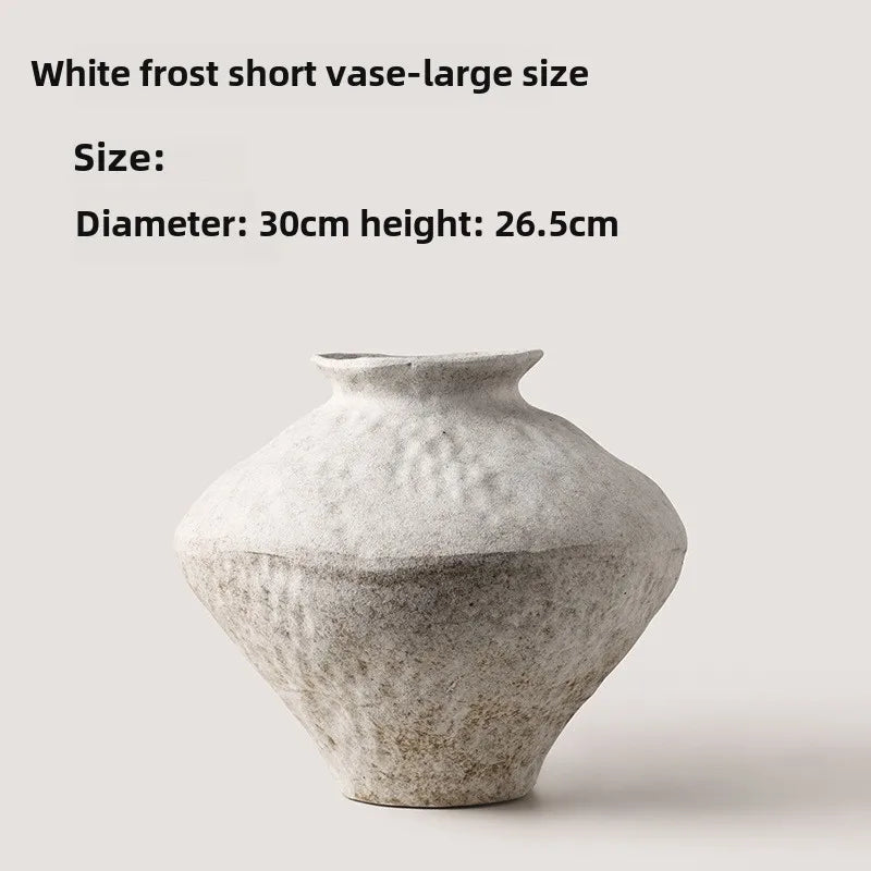 Vintage Wabi-Sabi Pottery Vase