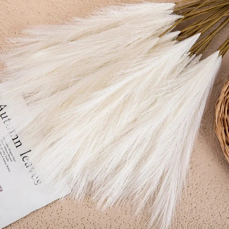 10Pcs Artificial Reed Bouquet Decoration