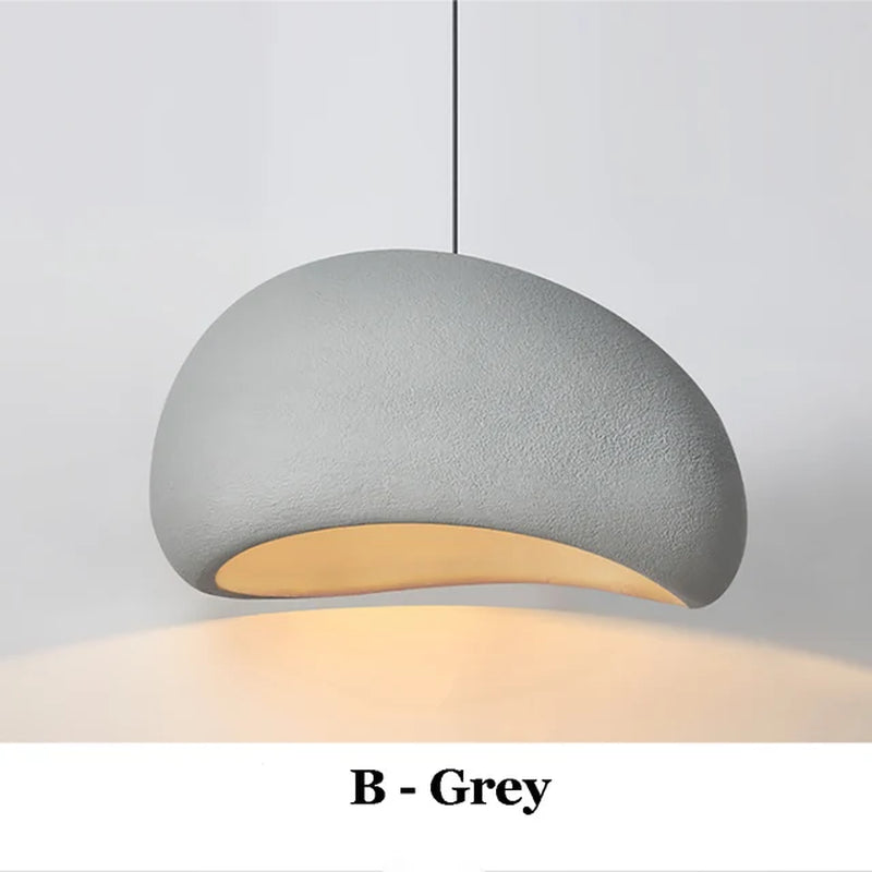 Nordic Wabi Sabi LED Pendant Lamps - Stylish Modern Chandelier for Dining Room, Living Room, and Bedroom