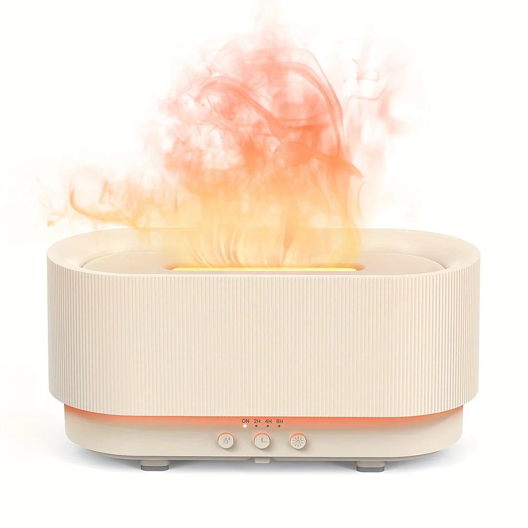 300ml Flame Aroma Diffuser – The Perfect Holiday Gift for Relaxation & Home Décor
