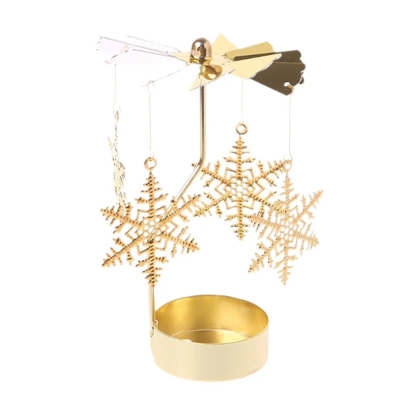 1Pc Metal Hot Rotating Candle Holder