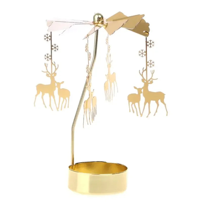 1Pc Metal Hot Rotating Candle Holder