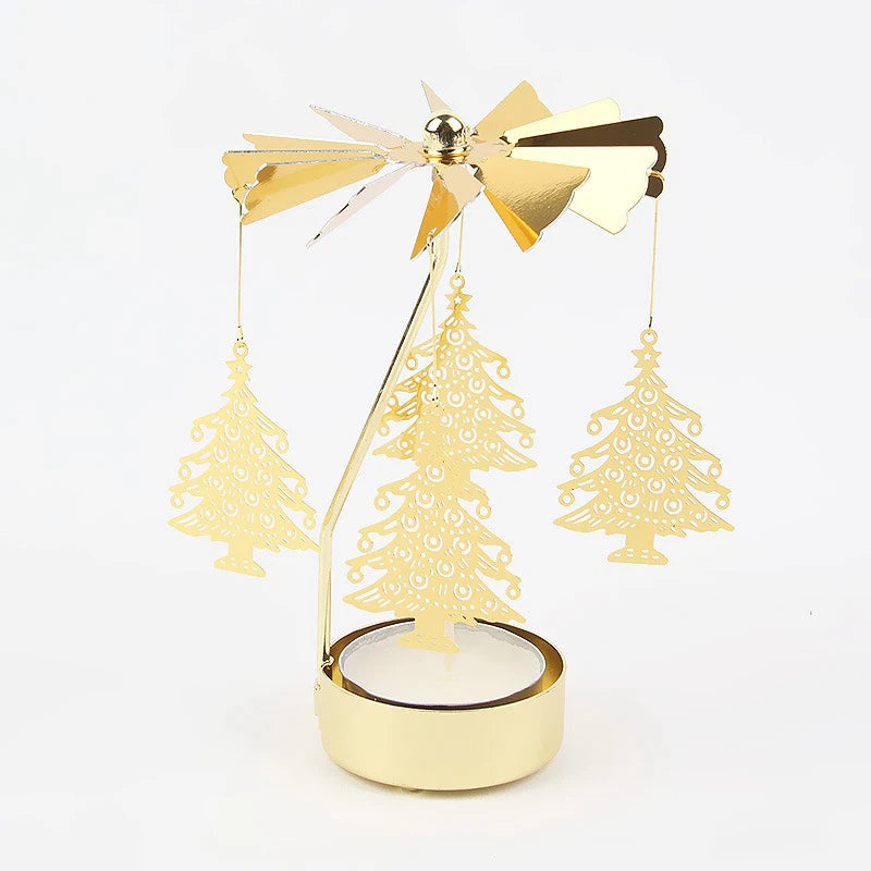 1Pc Metal Hot Rotating Candle Holder