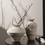 Vintage Wabi-Sabi Pottery Vase
