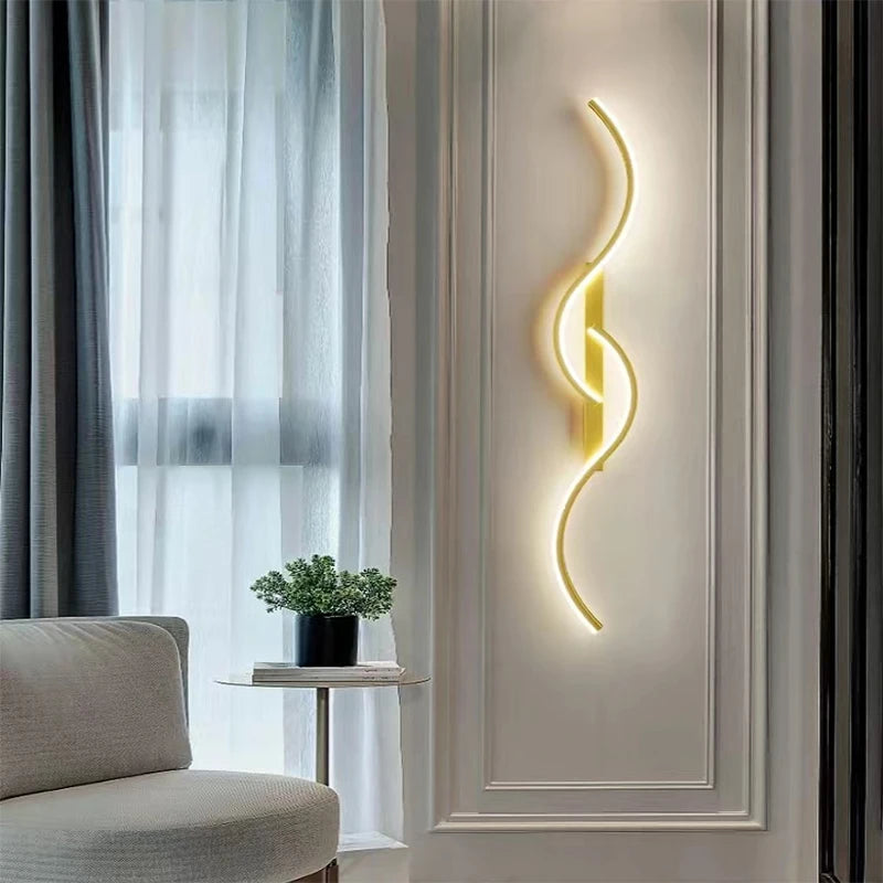 Modern LED Wall Lamp – Minimalist Bedside Light