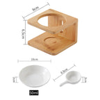 Ceramic Essential Oil Burner & Candle Holder – Decorative Wax Melt & Tealight Centerpiece