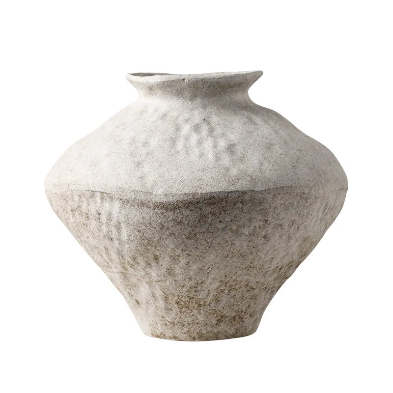 Vintage Wabi-Sabi Pottery Vase