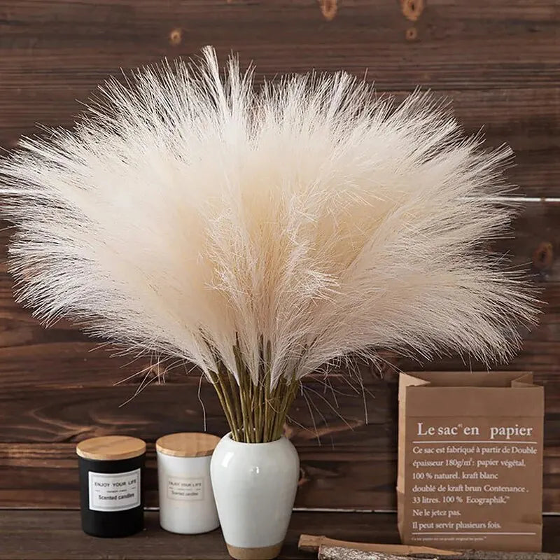 10Pcs Artificial Reed Bouquet Decoration