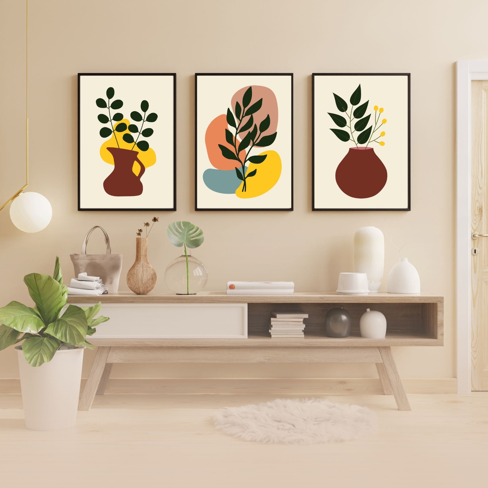 Botanical Floral Wall Art – Printable Digital Download