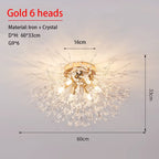 Dandelion Crystal Chandelier – Nordic Modern Ceiling Light
