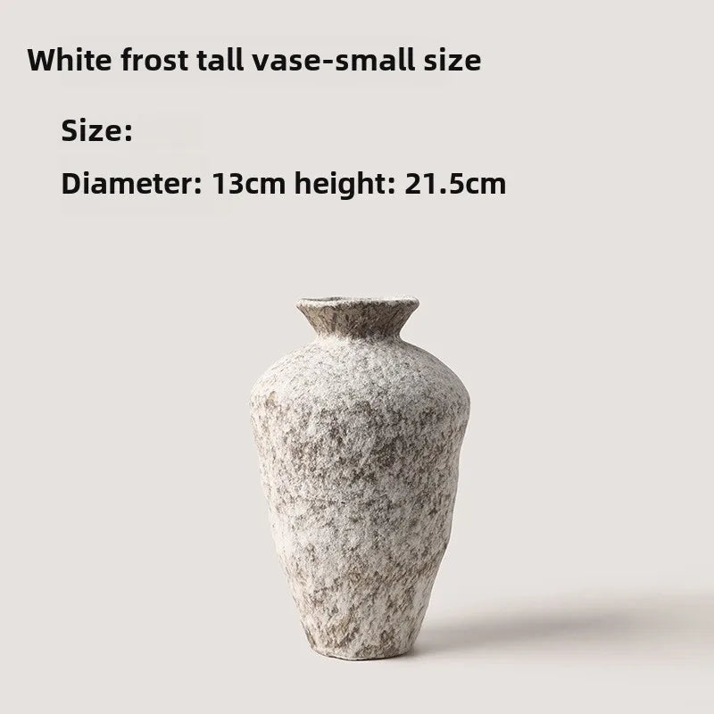 Vintage Wabi-Sabi Pottery Vase