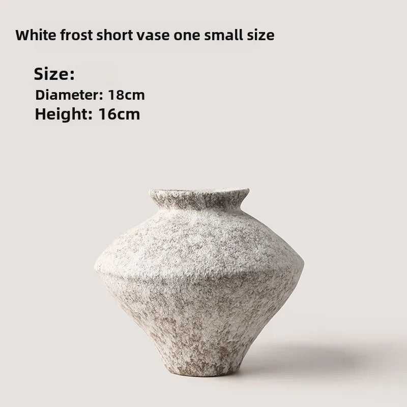 Vintage Wabi-Sabi Pottery Vase