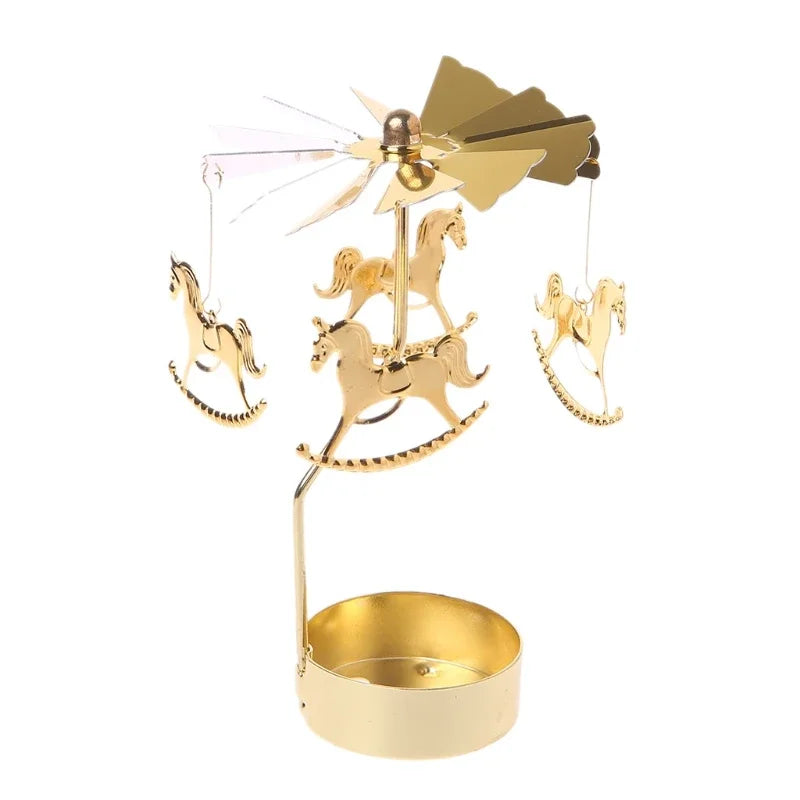 1Pc Metal Hot Rotating Candle Holder