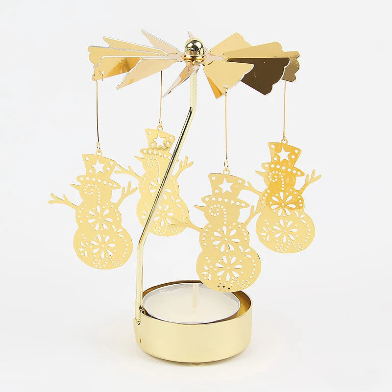 1Pc Metal Hot Rotating Candle Holder