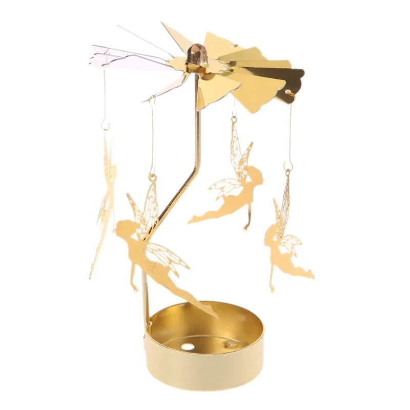 1Pc Metal Hot Rotating Candle Holder