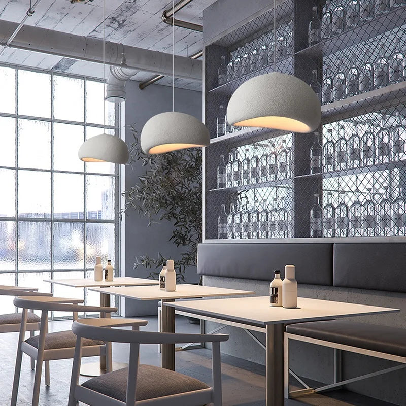 Nordic Wabi Sabi LED Pendant Lamps - Stylish Modern Chandelier for Dining Room, Living Room, and Bedroom