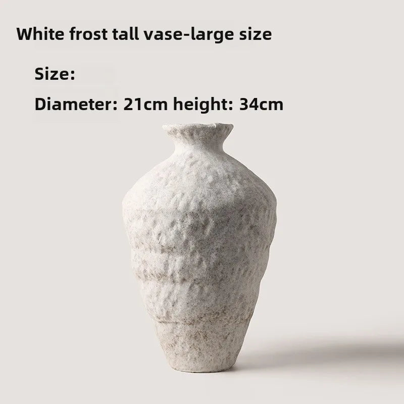 Vintage Wabi-Sabi Pottery Vase