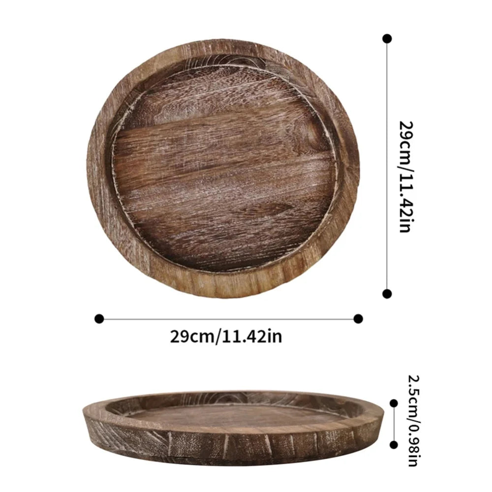 Wooden  Storage Tray for Countertop