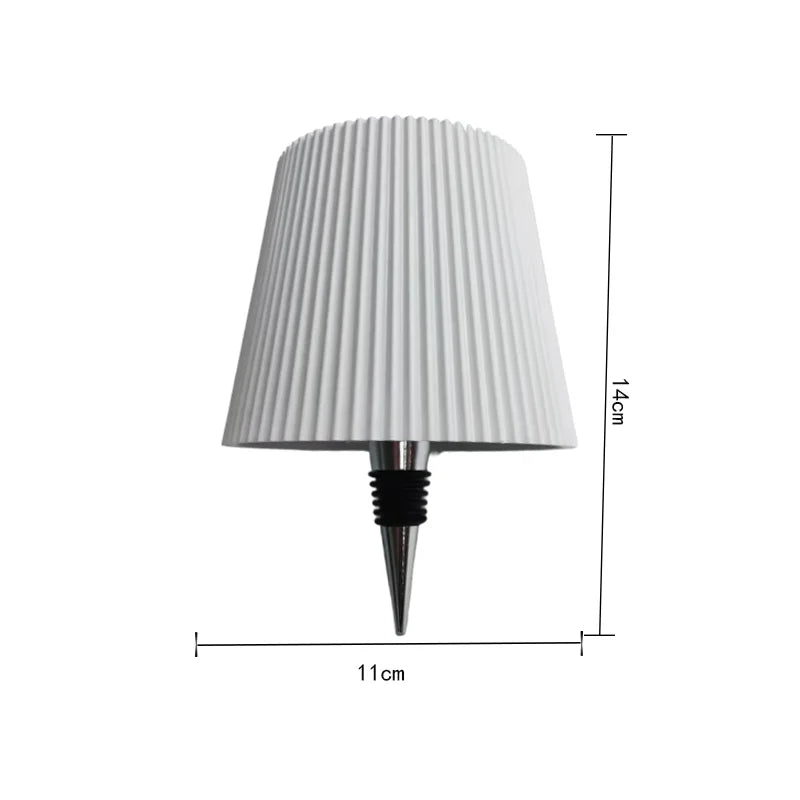 Wireless Bottle Table Lamp – Touch Control Dimmable Light